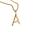 Hip-hop Polished Plating 18k Gold Stainless Steel Alphabet Pendant Wholesale Gooddiy
