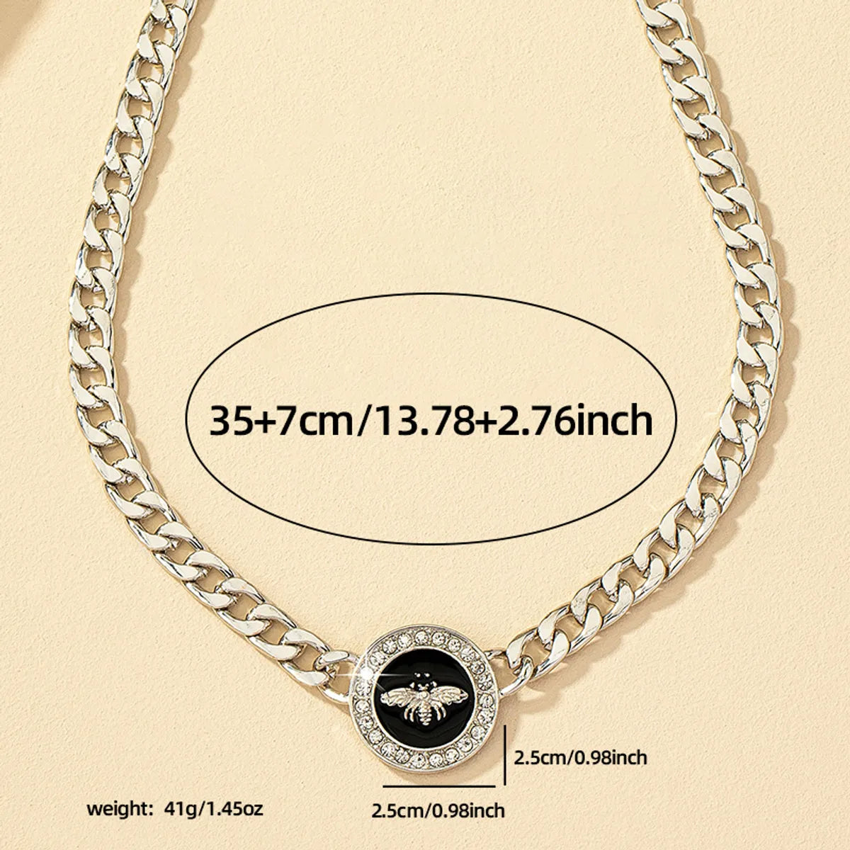 Hip-hop Punk Cool Style Bee Alloy Wholesale Choker