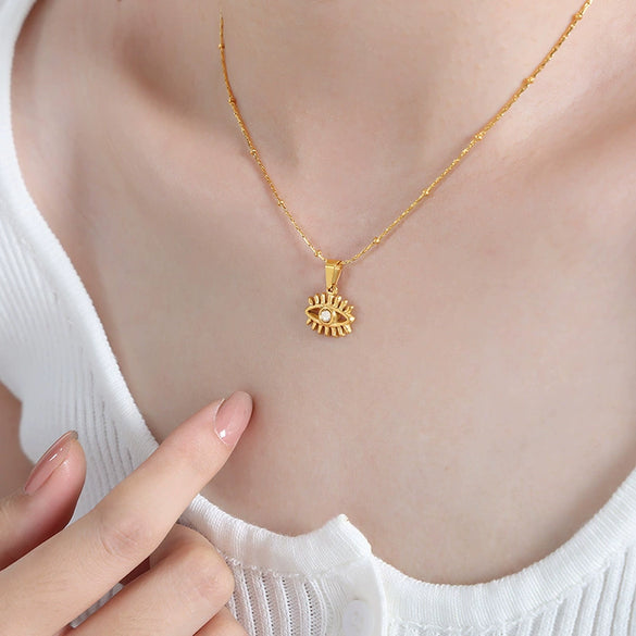 Hip Hop Punk Exaggerated Crayfish Crab Snake Zodiac Animal Pendant Necklace In Titanium Steel With Electroplating For Women