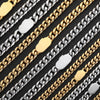 Hip-Hop Punk Geometric 304 Stainless Steel Plating Men'S Bracelets Men Chain Bracelets