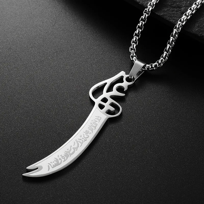 Hip-Hop Punk Geometric 304 Stainless Steel Shiny Metallic Jacquard Hollow Out Unisex Pendant Necklace