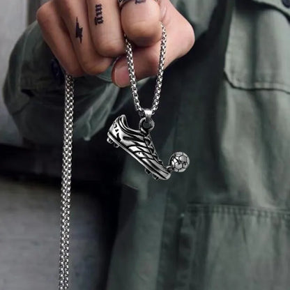 Hip-Hop Punk Solid Color Alloy Men'S Pendant Necklace