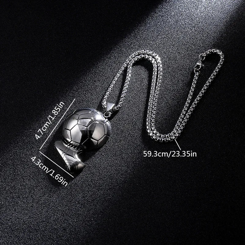 Hip-Hop Punk Solid Color Alloy Men'S Pendant Necklace