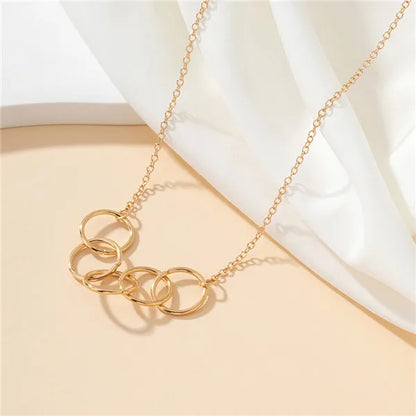 Hip-Hop Punk Solid Color Alloy Wholesale Pendant Necklace