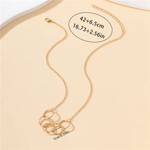 Hip-Hop Punk Solid Color Alloy Wholesale Pendant Necklace