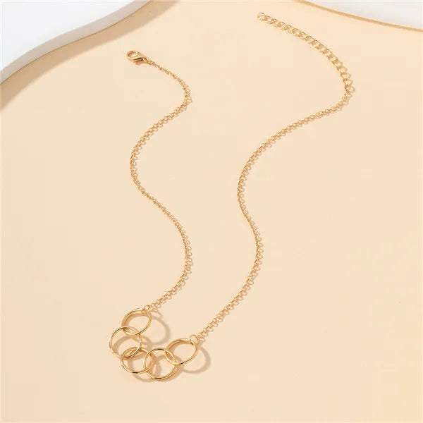 Hip-Hop Punk Solid Color Alloy Wholesale Pendant Necklace