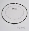 Hip-Hop Punk Solid Color Stainless Steel Men'S Necklace