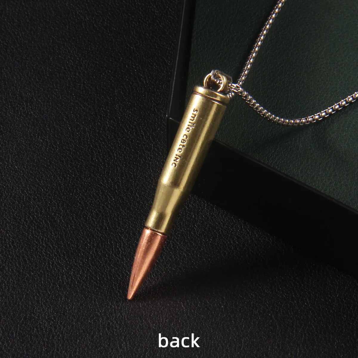 Hip-Hop Retro Bullet 201 Stainless Steel Zinc Alloy Men'S Sweater Chain