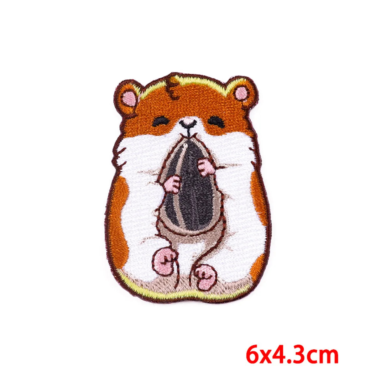 Hip-Hop Retro Cat Embroidery Thread Cloth Sticker 1 Piece