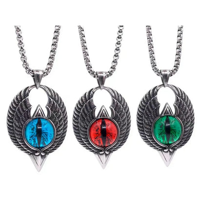 Hip-Hop Retro Color Block 304 Stainless Steel Men'S Pendant Necklace