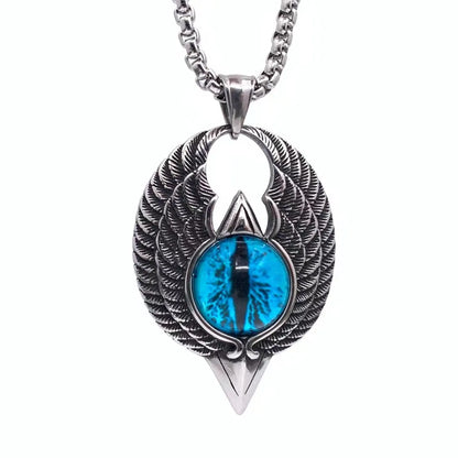 Hip-Hop Retro Color Block 304 Stainless Steel Men'S Pendant Necklace