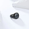 Hip-Hop Retro Color Block 304 Stainless Steel Plating 18K Gold Plated Men'S Rings
