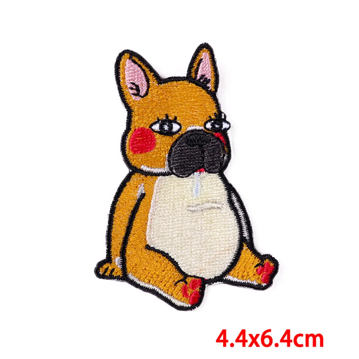 Hip-Hop Retro Color Block Embroidery Thread Cloth Sticker 1 Piece