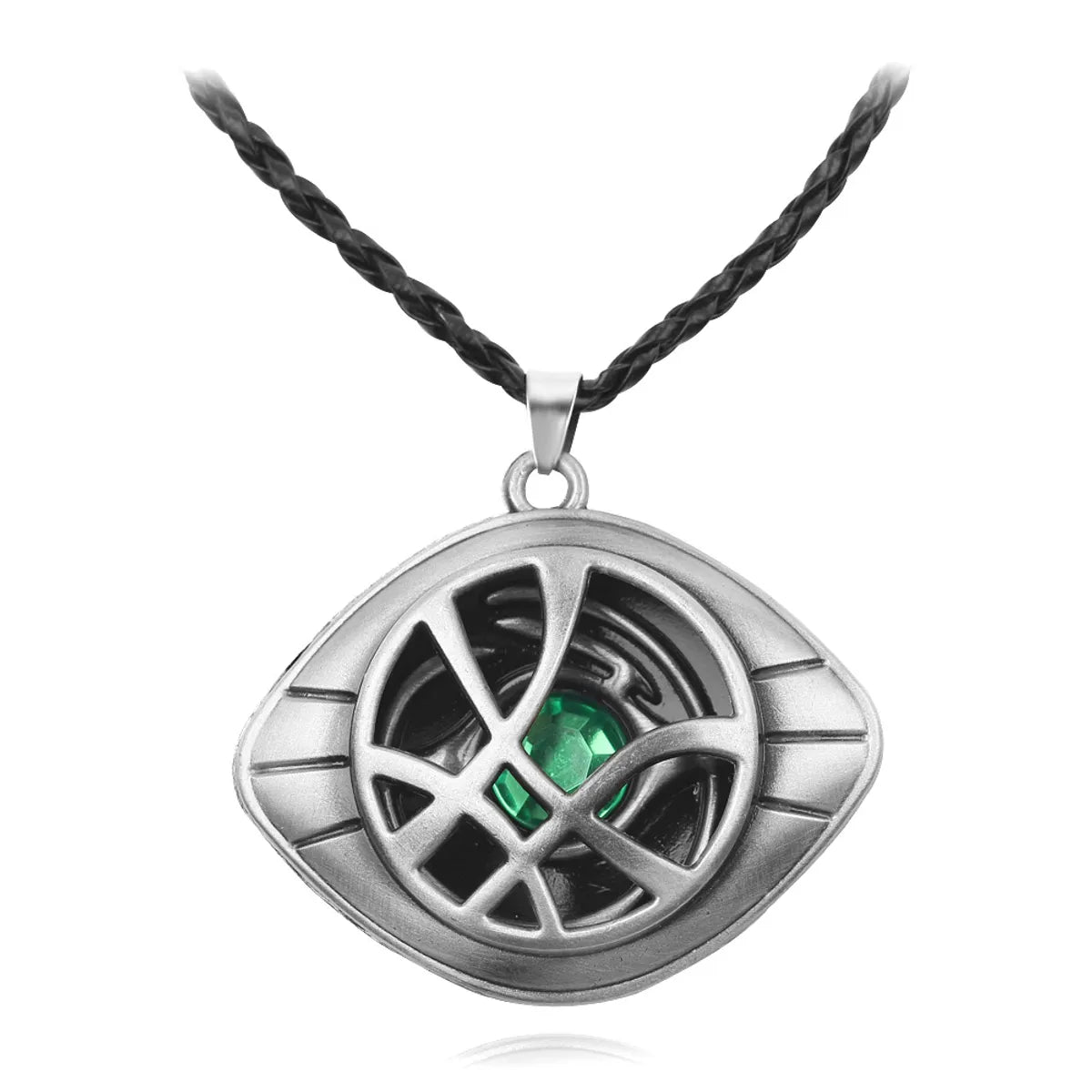 Hip-Hop Retro Eye Alloy Plating Inlay Zircon Men'S Pendant Necklace