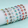 Hip-Hop Retro Eye Titanium Steel 18K Gold Plated Bracelets In Bulk