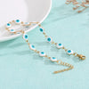 Hip-Hop Retro Eye Titanium Steel 18K Gold Plated Bracelets In Bulk