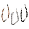 Hip-Hop Retro Geometric 304 Stainless Steel Men'S Bracelets Men Chain Bracelets