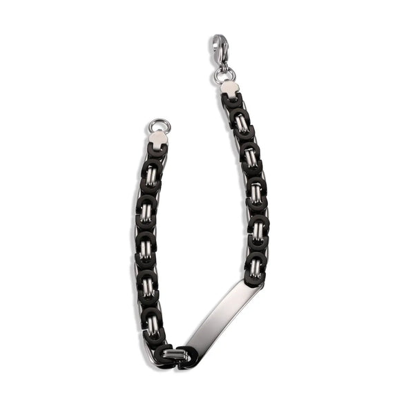Hip-Hop Retro Geometric 304 Stainless Steel Men'S Bracelets Men Chain Bracelets