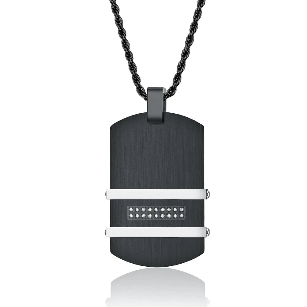 Hip-Hop Retro Geometric 304 Stainless Steel Plating Men'S Pendant Necklace