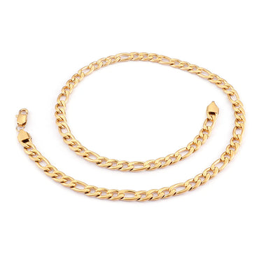 Hip-Hop Retro Geometric Solid Color Titanium Steel Plating Chain 18K Gold Plated Unisex Necklace