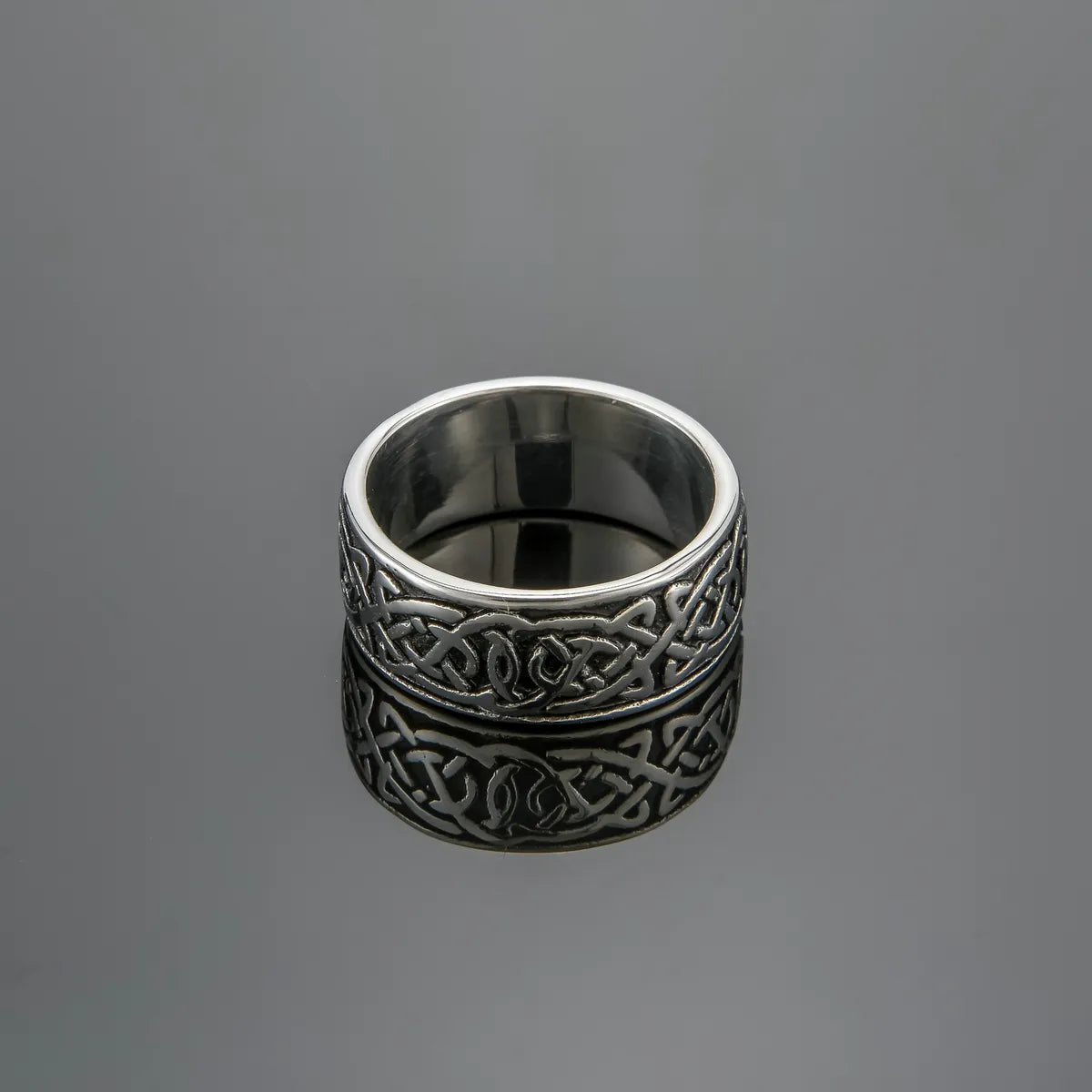 Hip-Hop Retro Geometric Stainless Steel Men'S Rings