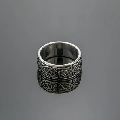 Hip-Hop Retro Geometric Stainless Steel Men'S Rings