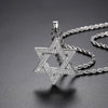 Hip-Hop Retro Hexagram Geometric Alloy Wholesale Pendant Necklace