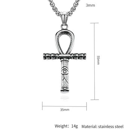 Hip-Hop Retro Houndstooth 304 Stainless Steel Plating 18K Gold Plated Men'S Pendant Necklace