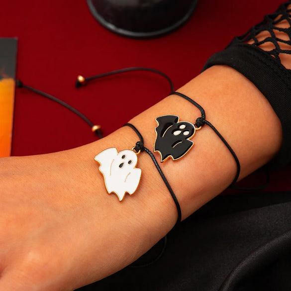Hip-Hop Retro Pumpkin Alloy Wax Line Wholesale Drawstring Bracelets