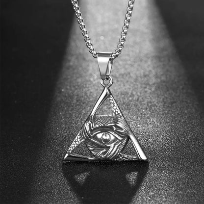 Hip-Hop Retro Punk Animal Snake 304 Stainless Steel Polishing Men'S Pendant Necklace