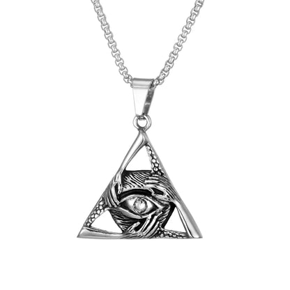 Hip-Hop Retro Punk Animal Snake 304 Stainless Steel Polishing Men'S Pendant Necklace