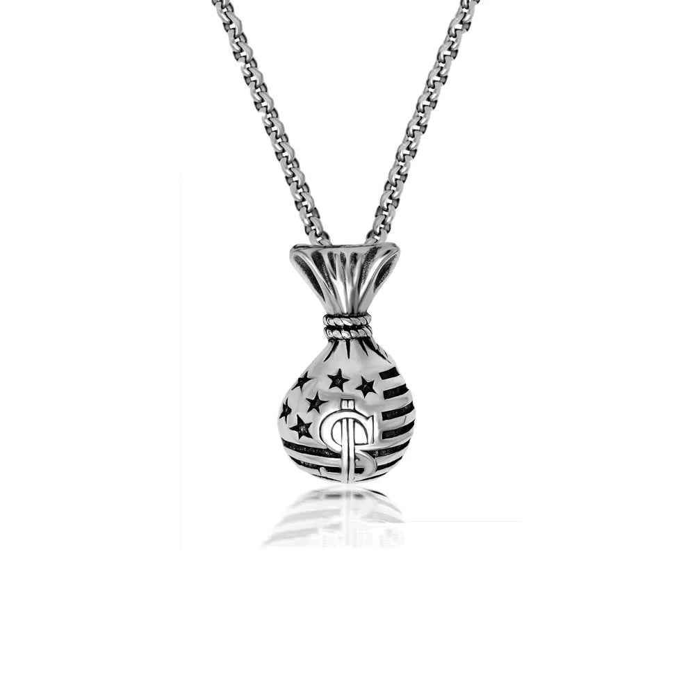 Hip-Hop Retro Punk Dragon 304 Stainless Steel Polishing Men'S Pendant Necklace