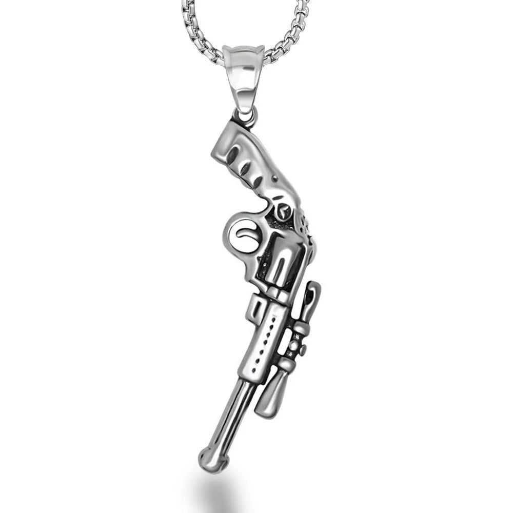 Hip-Hop Retro Punk Geometric Anchor 304 Stainless Steel Polishing Men'S Pendant Necklace