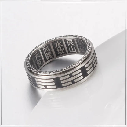 Hip-Hop Retro Solid Color 304 Stainless Steel Men'S Rings