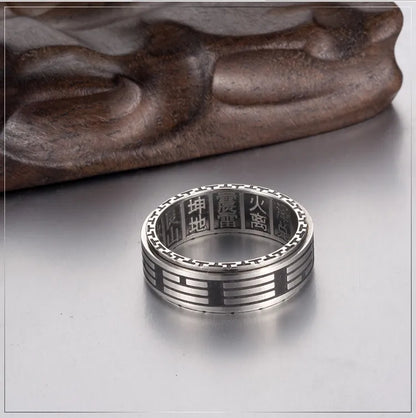 Hip-Hop Retro Solid Color 304 Stainless Steel Men'S Rings