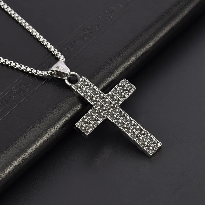 Hip-Hop Retro Solid Color 304 Stainless Steel Plating 18K Gold Plated Men'S Pendant Necklace