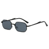 Hip-Hop Retro Solid Color Ac Square Full Frame Women'S Sunglasses