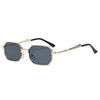 Hip-Hop Retro Solid Color Ac Square Full Frame Women'S Sunglasses