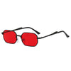 Hip-Hop Retro Solid Color Ac Square Full Frame Women'S Sunglasses