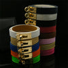 Hip-hop Retro Solid Color Alloy Wholesale Bangle