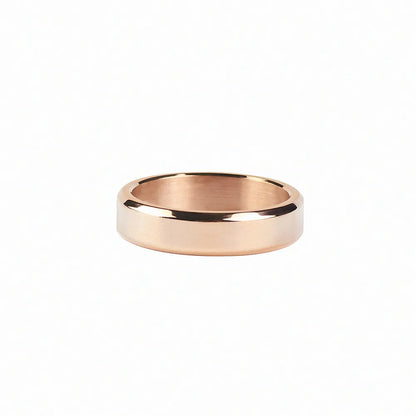 304 Stainless Steel 18K Gold Plated Hip-Hop Retro Plating Solid Color Rings