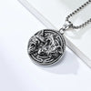 Hip-Hop Retro Wolf 304 Stainless Steel Plating 18K Gold Plated Men'S Pendant Necklace