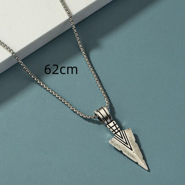 Hip-Hop Rock Cool Style Letter Alloy Iron Men'S Pendant Necklace