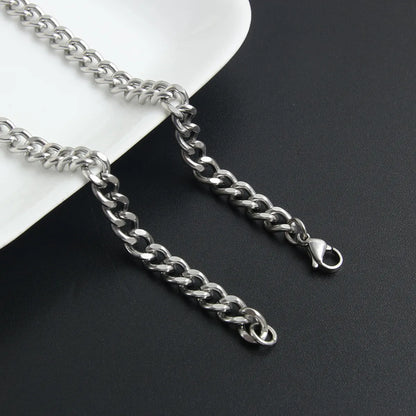 Hip-Hop Rock Geometric 304 Stainless Steel Unisex Necklace