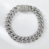 1PC A-Z Hiphop Man Personalized Name Letter Chain Bracelet Zinc Alloy Cutom Name Uppercase Letter Crown Cuba Chain Bracelets Full Diamond Heart Tennis Chain