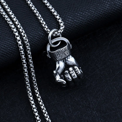 Hip-Hop Simple Style Animal Anchor Skull Alloy Titanium Steel Plating Unisex Pendant Necklace