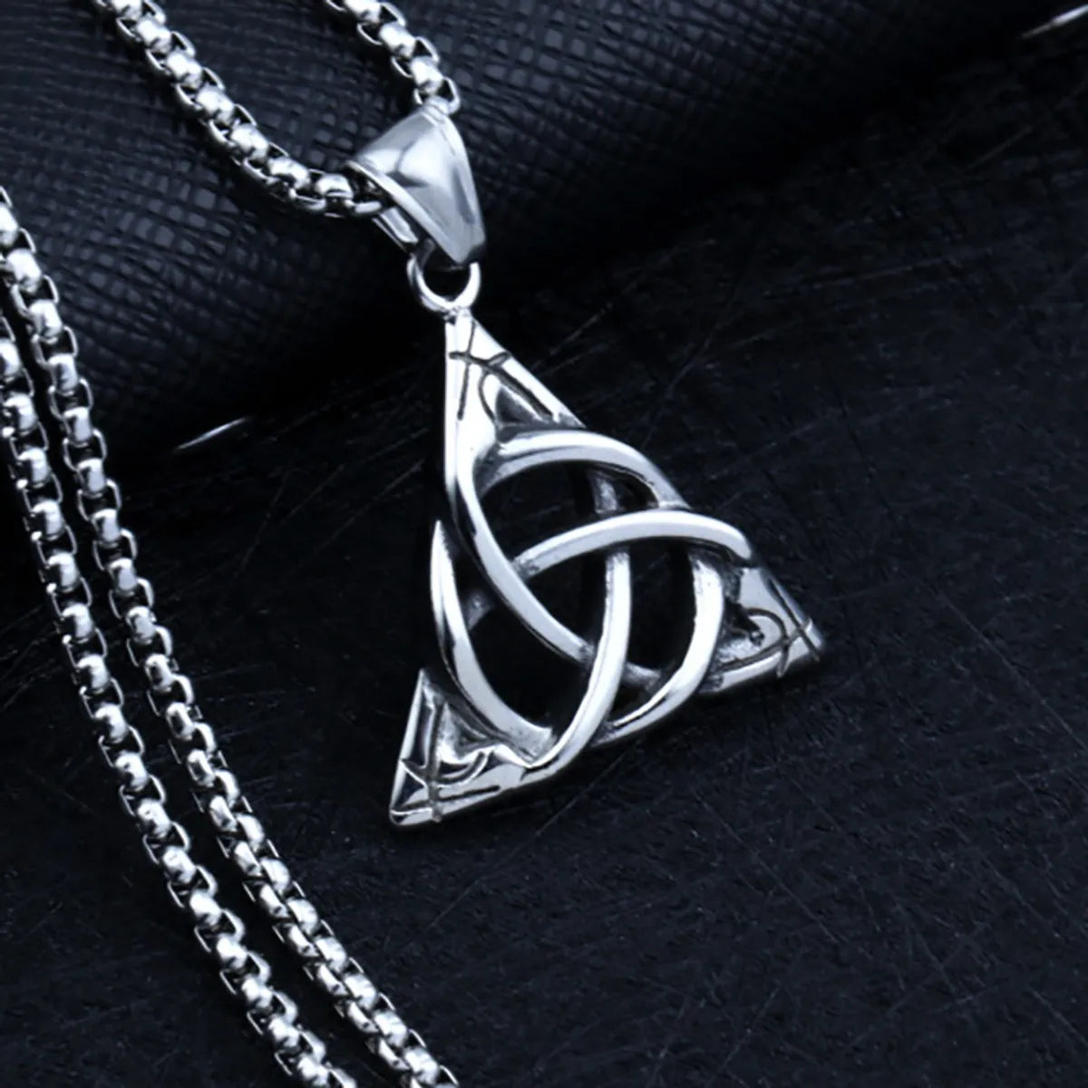 Hip-Hop Simple Style Animal Anchor Skull Alloy Titanium Steel Plating Unisex Pendant Necklace