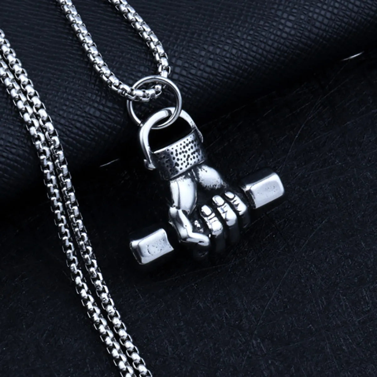 Hip-Hop Simple Style Animal Anchor Skull Alloy Titanium Steel Plating Unisex Pendant Necklace