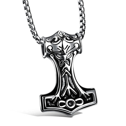 Hip-Hop Simple Style Animal Anchor Skull Alloy Titanium Steel Plating Unisex Pendant Necklace