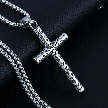 Hip-Hop Simple Style Animal Anchor Skull Alloy Titanium Steel Plating Unisex Pendant Necklace